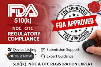 handle fda 510k submission device listing ndc and otc compliance