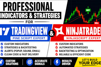 program indicator tradingview pinescript strategy ninjatrader forex nt8 robot