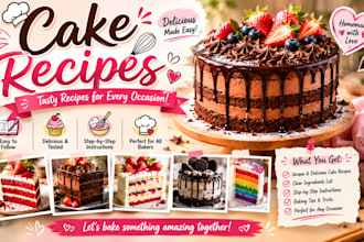 create delicious and easy to follow cake recipes