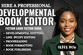 be developmental book editor novel book editing proofread fiction and nonfiction