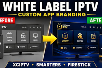 customize rebrand and white label iptv smarters pro apk for iptv providers