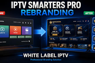 rebrand and customize iptv smarters pro app with white label branding
