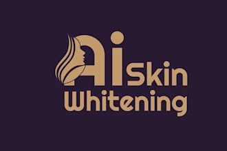 design elegant super skin whitening logo