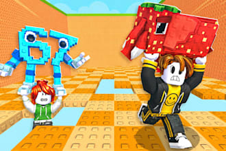build full game creation, roblox game,roblox map, roblox scripter, brainrot game