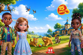 illustrate children story book illustration kids book children book illustration