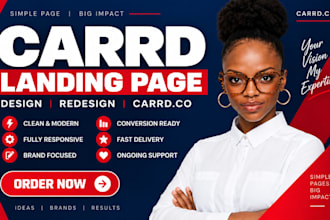 carrd website design redesign card website carrd landing page carrd co