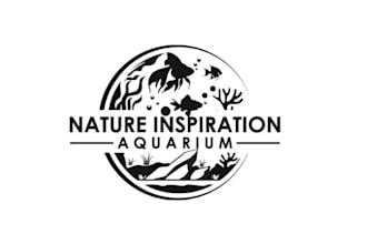 design minimal classic aquarium nature logo