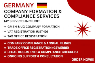 do german company formation vat registration gmbh ug company compliance services