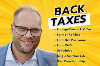do irs back taxes form 5472, 1120 with reasonable cause letter to avoid penalty