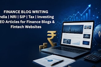 write SEO personal finance blog articles for india, sip, nri and investing niche