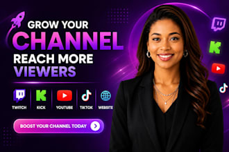 twitch affiliate marketing follow kick channel promotion and youtube promotion