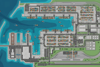 craft  marine infrastructure maps and port development plans