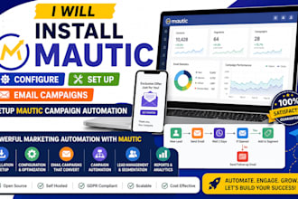 install mautic configure set up email campaigns setup mautic campaign automation