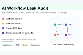 audit CRM shopify zapier or ai workflows for revenue leaks