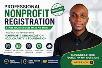 register your nonprofit organization, ngo, charity, and tax exempt entity