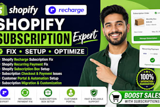 fix shopify recharge subscription checkout troubleshoot recurring payment issue