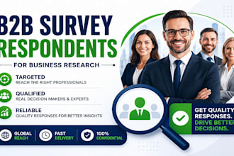 recruit b2b survey respondents for business research