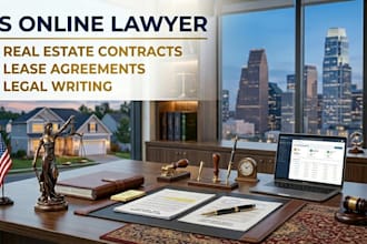 be US online lawyer for real estate contracts lease agreements and legal writing