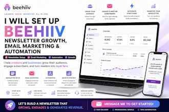 setup beehiiv newsletter growth beehiiv email marketing beehiiv automation