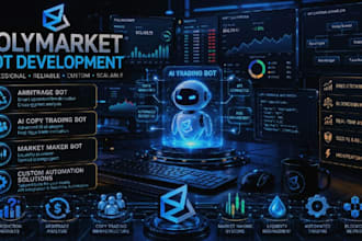 code automation ai trading bot, crypto bot, stock bot, and polymarket bot