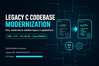 port and modernize your legacy c code to c17 64 bit