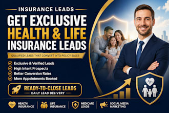 provide health insurance life insurance leads insurance social media marketing