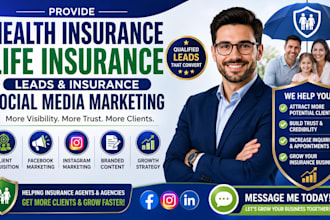 provide health insurance life insurance leads insurance social media marketing
