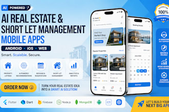 build ai real estate and short let management apps for android ios
