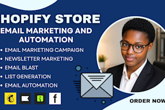 build  email marketing campaign and setup email automation