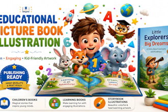 illustrate educational picture books that children love to read