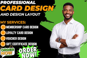 design credit card, membership card, gift voucher and discount card