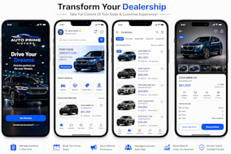 develop franchise dealership app with inventory and booking system