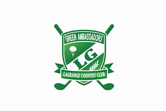 create a regal ambassador shield golf logo with a cool twist