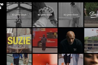 design professional film portfolio website, film production website expert