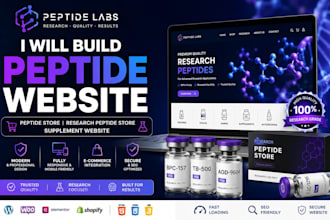 build peptide website peptide store research peptide store supplement website