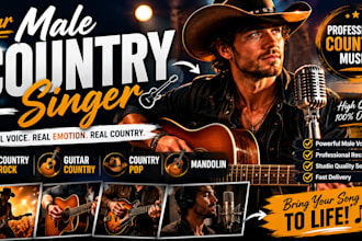 be male country singer, country rock, guitar country singer, country pop singer