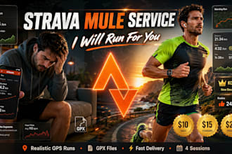 run for you on strava as your strava mule or jockey
