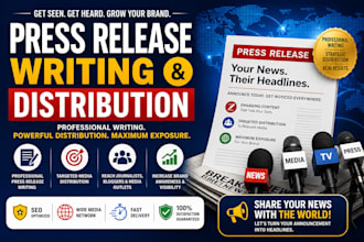 do press release writing and press release distribution