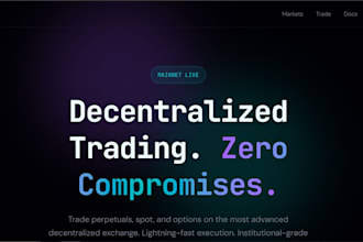 design a high converting crypto landing page or tech website