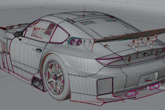 create 3d vehicle automotive car models 3d render wrap design for 3d printing
