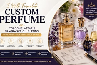 formulate custom perfume, cologne, attar and fragrance oil blends
