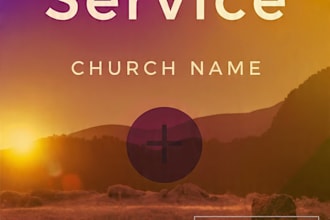 design church flyer, event flyer, and program flyer