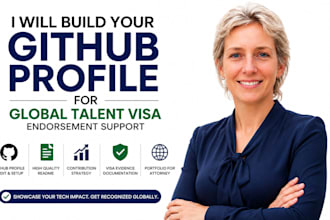 build your github profile for global talent eb1a visa endorsement support