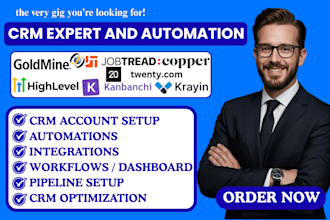 optimize jobtread goldmine copper twenty crm kanbanchi krayin ghl automation