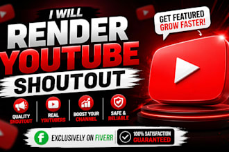 shoutout your youtube channel to organic traffic
