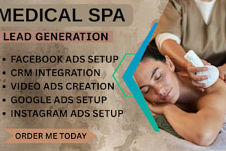 medical spa lead, medical spa facebook ads, medical spa google ads, video ads