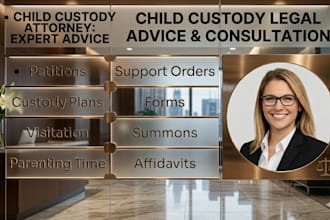 provide child custody legal advice and consultation as an attorney