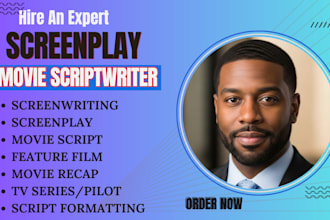 write your feature film, short film or TV pilot screenplay