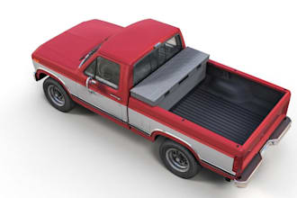 make 3d truck model, construction vehicle 3d, game ready vehicle asset visuals