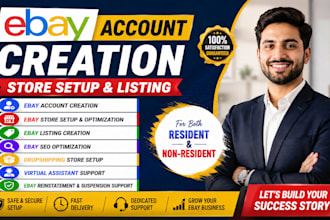 do ebay account creation ebay seller account ebay store setup for all country